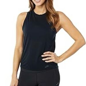 Brooks Distant Black Tank Top Size Medium